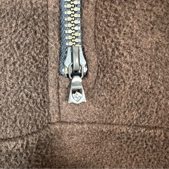 KUHL Alpenwurx Dark Brown Fleece Full Zip Jacket Men’s Size Medium - Picture 5 of 10